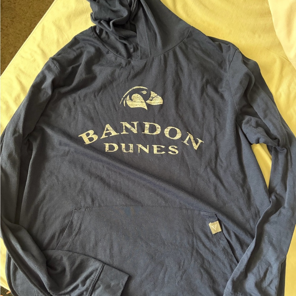 Bandon Dunes Navy Thin Hoodie